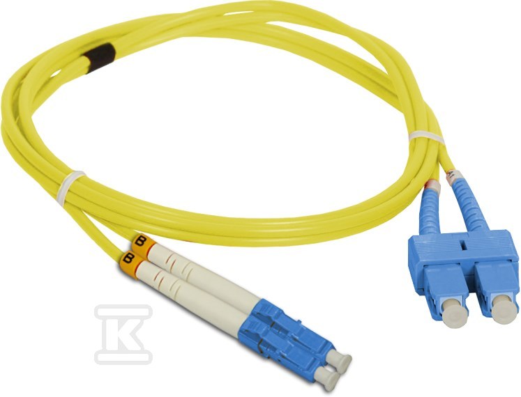 Patch cord SM LC-SC duplex 9/125 3.0m - FOC-LCSC-9SMD-3